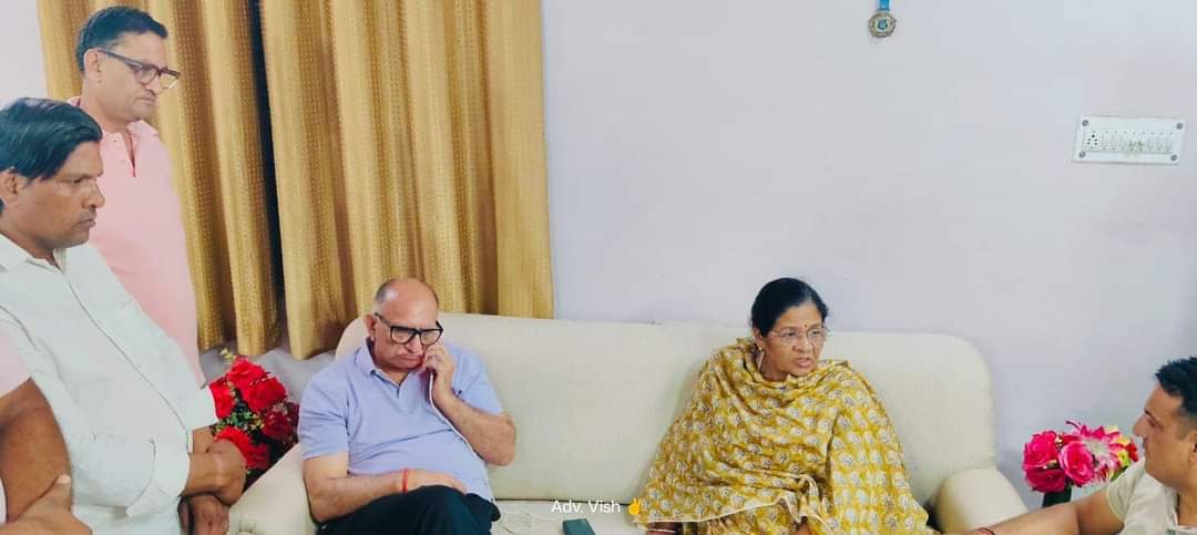 Ashok parnami and MP Manju sharma