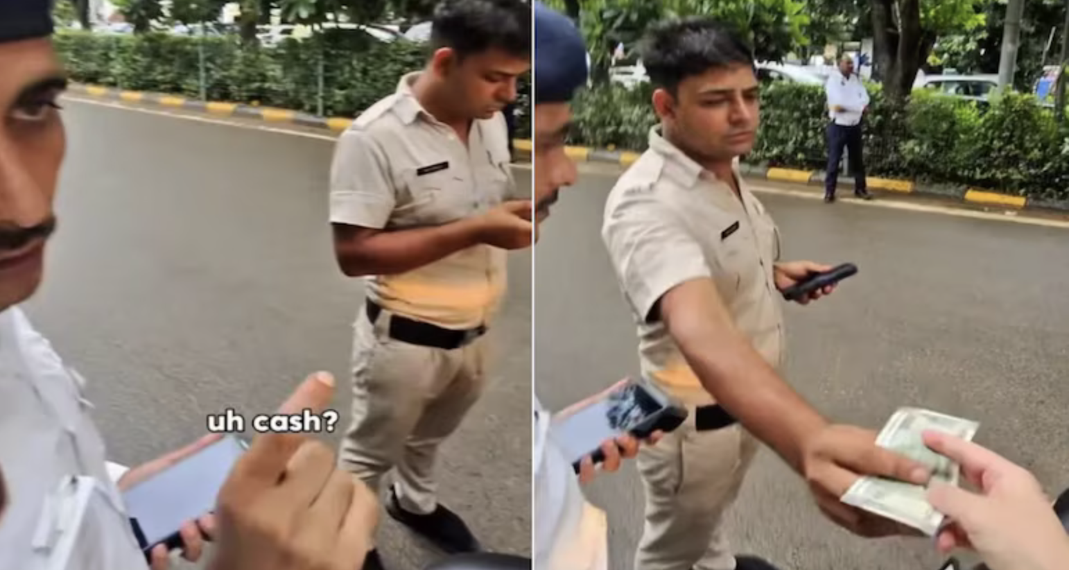 Gurugram Cops Bribe