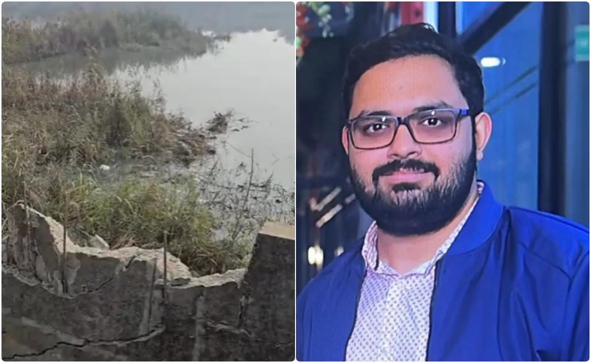 Noida Ditch Accident